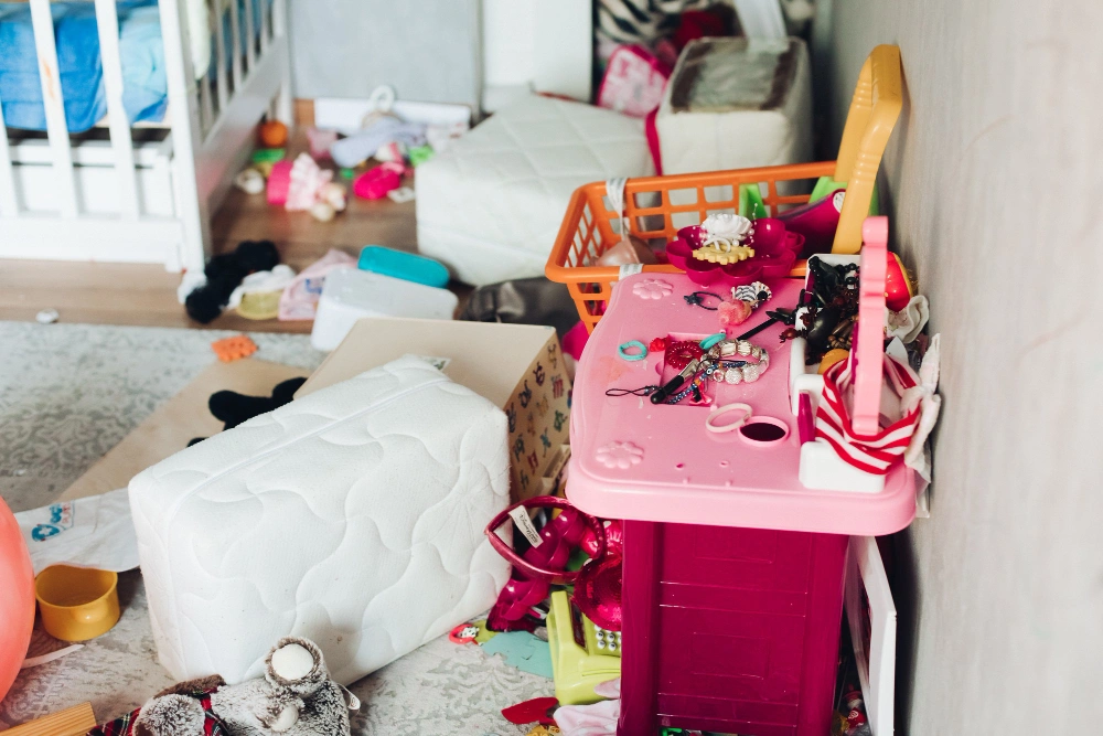 Children room junk and toy clutter removed during cleanout by Dump Pro LA in Los Angeles
